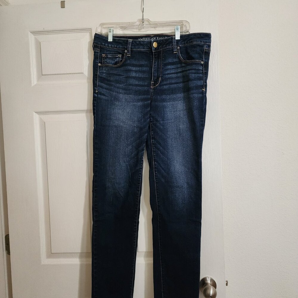 American Eagle Outfitters Dark Blue Skinny Jeans